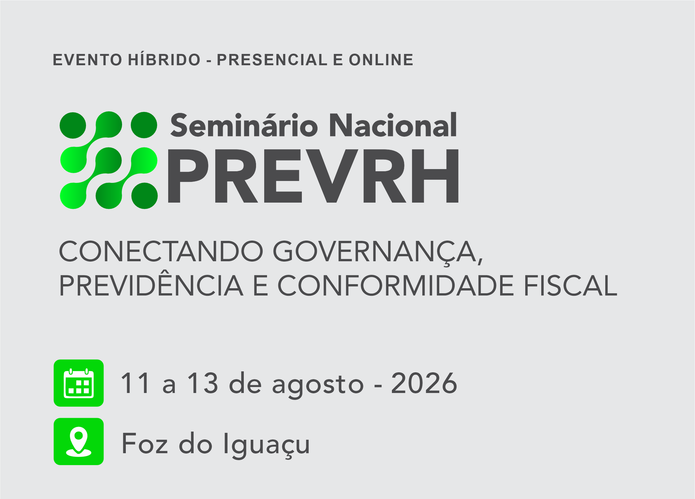 Seminário Nacional PrevRH